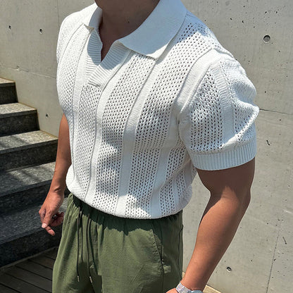 Casual Uomo Maglia Polo Slim Fit