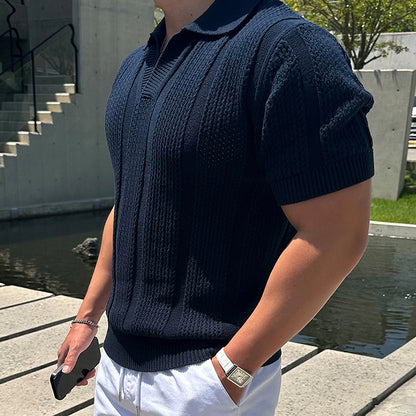Casual Uomo Maglia Polo Slim Fit