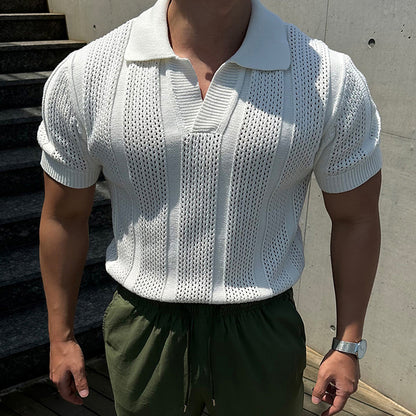Casual Uomo Maglia Polo Slim Fit