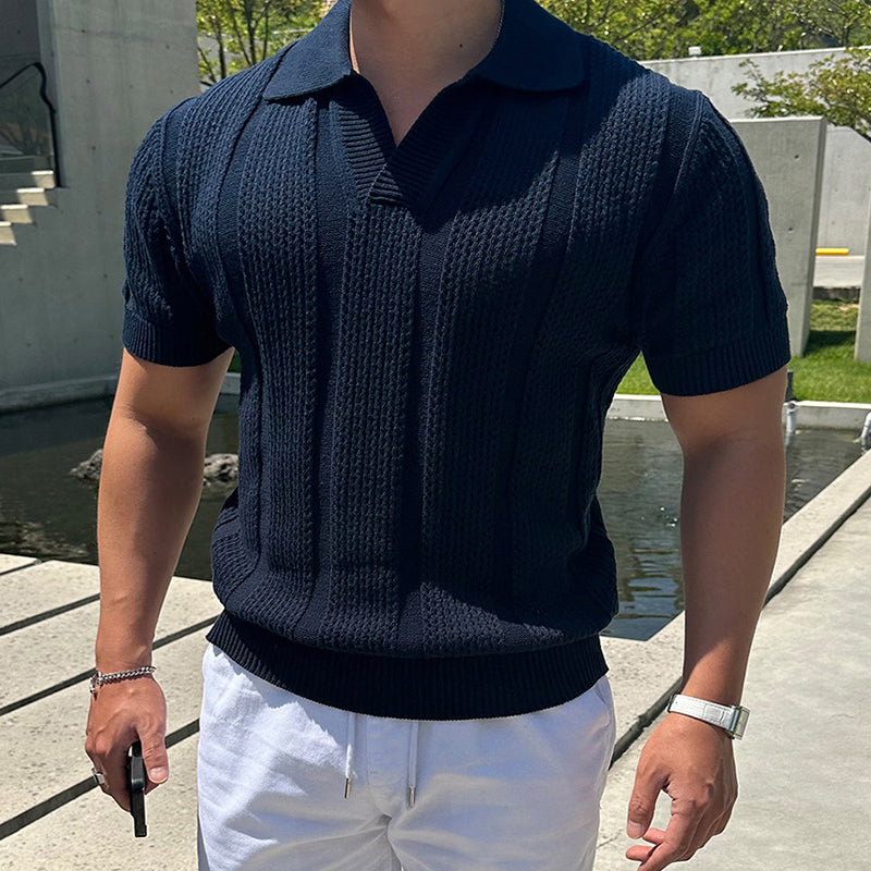 Casual Uomo Maglia Polo Slim Fit